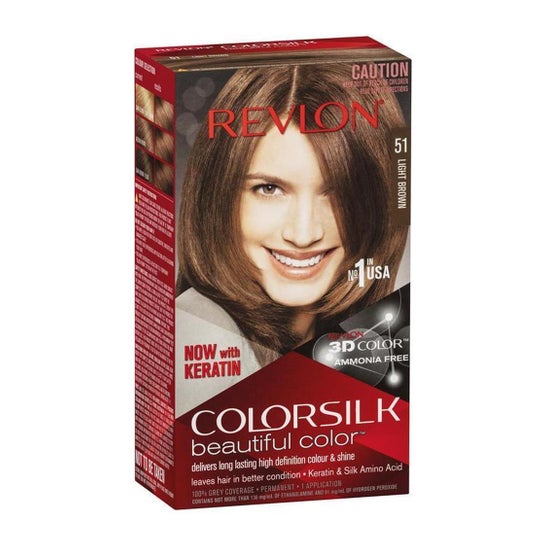 Revlon Colorsilk 51 Kit Colorsilk brun clair