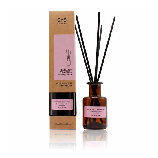 SyS Désodorisant d’ambiance Mikado 1991 Rhubarbe Lavande 100 ml