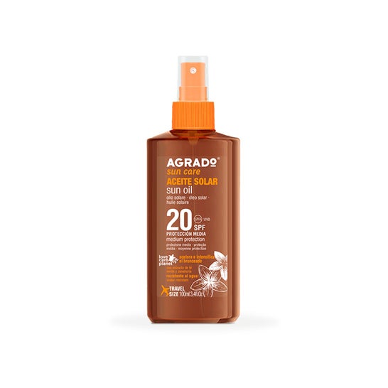 Agrado Huile Solaire Spf20 100ml