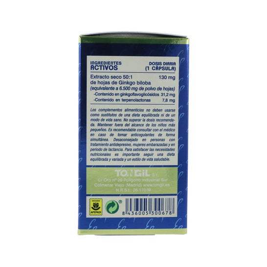 Tongil Pure State Ginkgo 40 Capsules