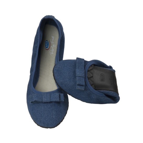 Scholl Ballerine Pb Denim Taille 35-36 1 Unité