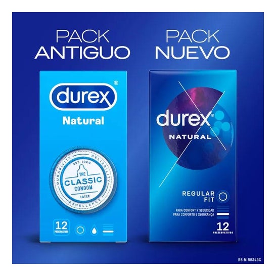 Durex™ Natural Plus Easy-On Easy-On preservativos 12uds 12uds Durex™ Natural Plus Easy-On Easy-On preservativos 12uds 12uds