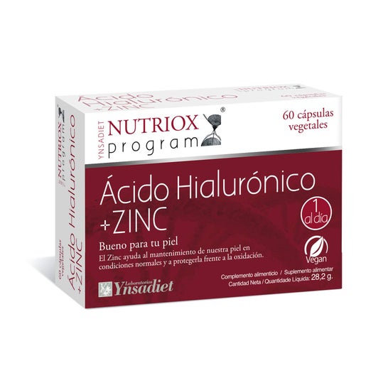 Nutriox Acide Hyaluronique +Zinc 60caps