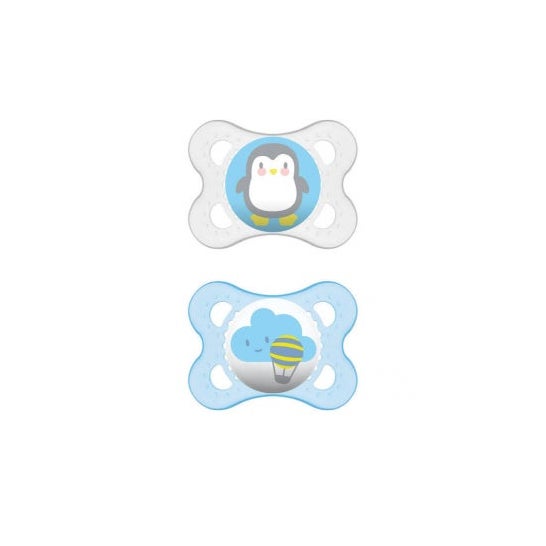 Mam Baby Soother Original Silicone 0-6 M Pack Double A