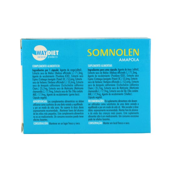 Waydiet Somnolem Pavot 30caps