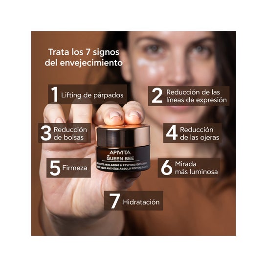 Apivita Queen Bee contour des yeux holistique 15ml