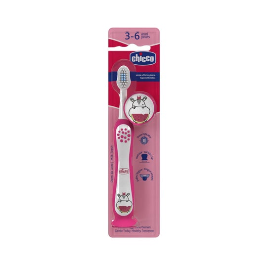 Chicco Brosse Dents 3-6A Hippopotame 1ut