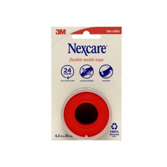 Nexcare Ruban Tissu Flexible Tan Color 4,2mx2,5mm