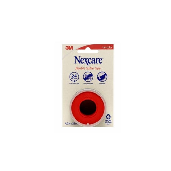 Nexcare Ruban Tissu Flexible Tan Color 4,2mx2,5mm