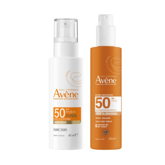 Avène Pack Expert Antiedad SPF50 40ml + Spray Invisible SPF50 200ml