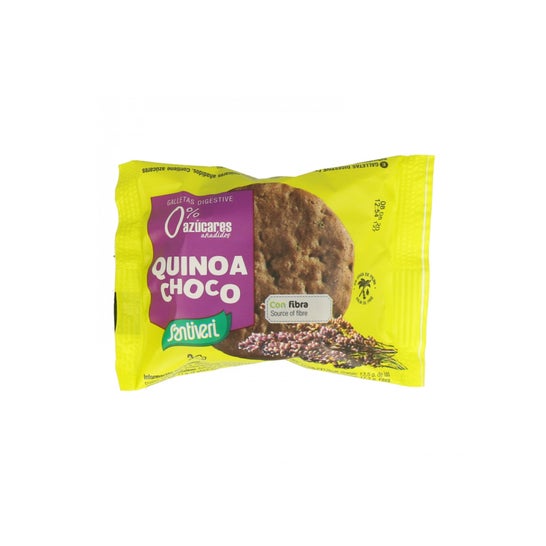Santiveri Galletas Digestive Quinoa Choco 3uds 0% Azucar 27g
