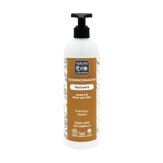 Naturabio Après-shampooing soin Aloe et Avoine Bio 500 ml