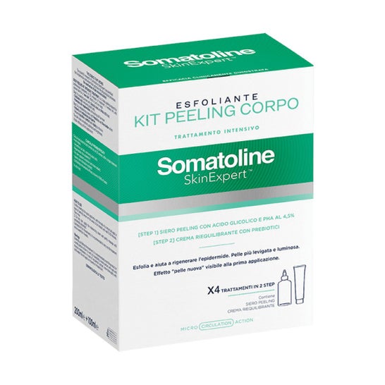 Somatoline Skin Expert Kit Peeling Corps Sérum 200ml + Crème 100ml