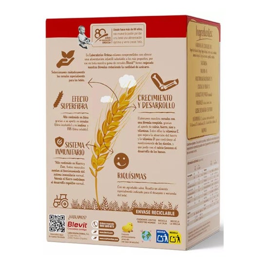 Blevit® Bibe 8 Cereales y Cacao 500g Blevit® Bibe 8 Cereales y Cacao 500g