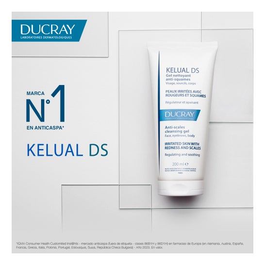 Ducray Kélual DS Gel Moussant Anti-Squames 200ml