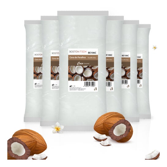 Boston Tech Cire Paraffine Noix de Coco Pack 6x450 gr