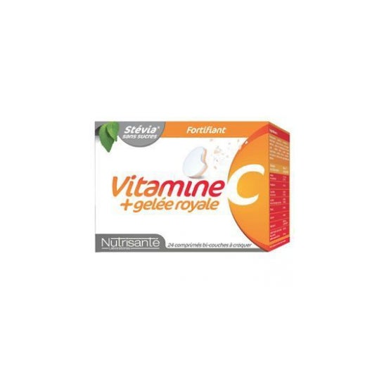 Nutrisanté Vitamine C + Gelée Royale Fortifiant 24 Comprimés