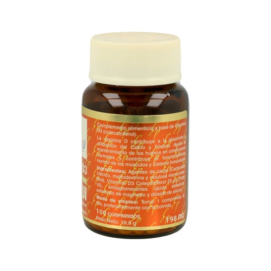 Tongil Pure Vitamine D3 1000 Ui 100 Comp de vitamine D3 d'état pur