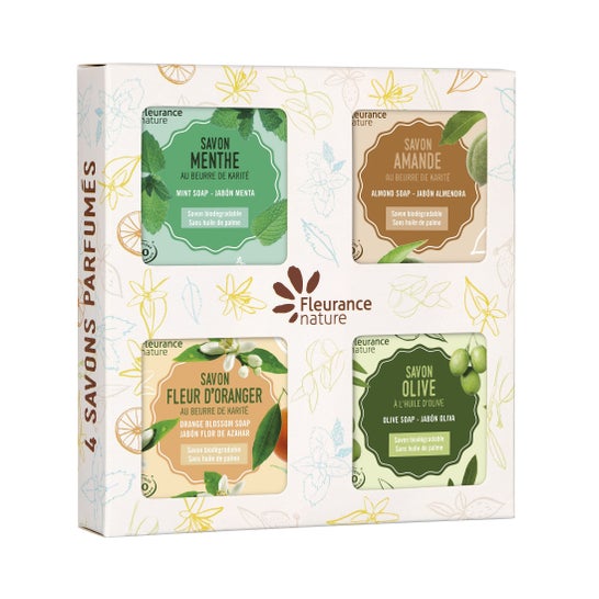 Fleurance Nature Coffret 4 Savons Parfumes 400g
