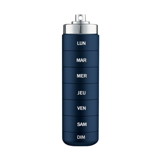 Plic Care Pilulier Metal Bleu Marine 1ut