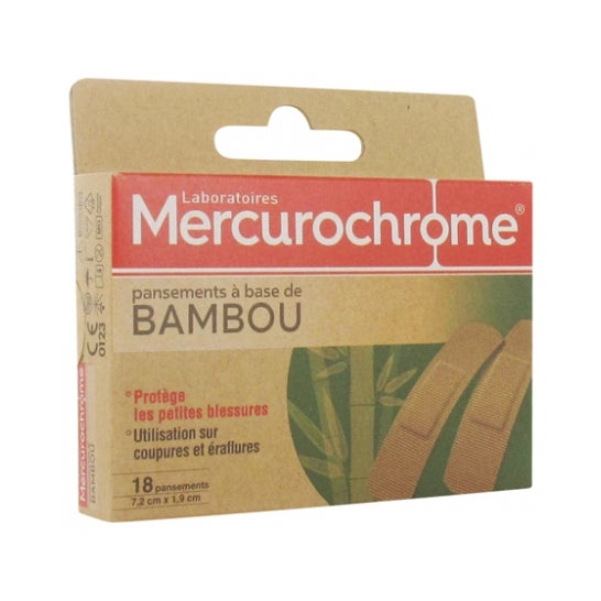 Mercurochrome Pansements Bambou 18uts