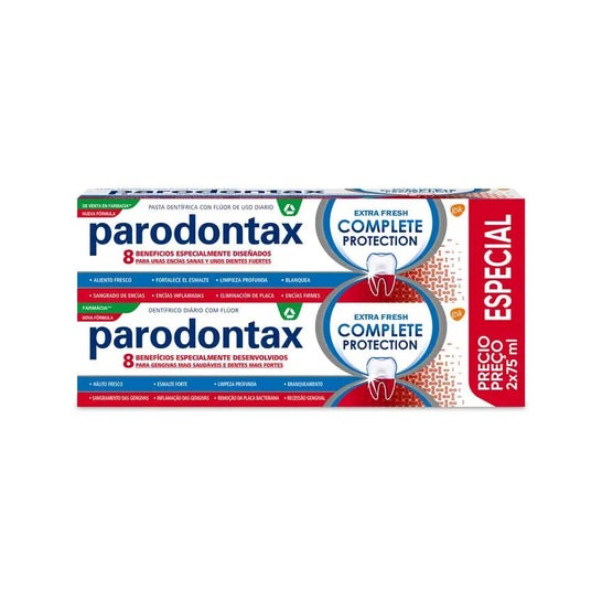 Parodontax Extra Fresh Complete Prot Prot 75 Ml Duplo Extra Frais Parodontax Extra Fresh Complete Prot Prot 75 Ml Duplo Extra Frais