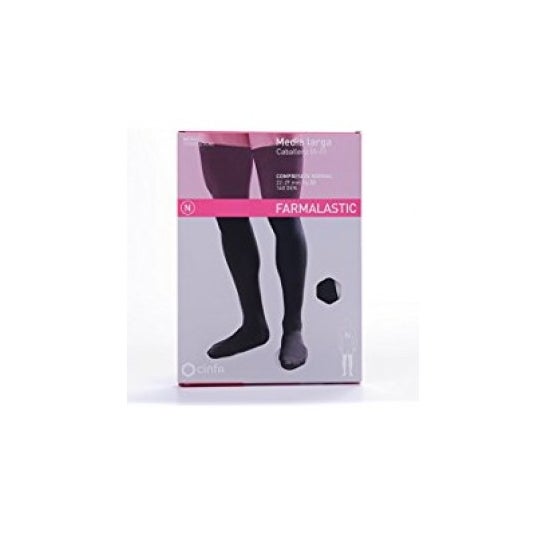 Farmalastic Bas Long Homme (A-F) Compression Normale Noir TM