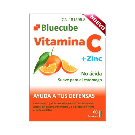 Bluecube Vitamine C + Zinc 60caps