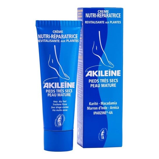Akileïne Crème Nutri-Réparatrice Pieds Secs 75ml