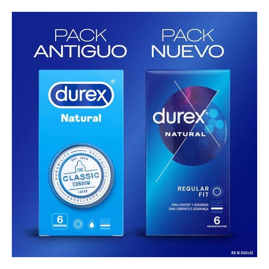 Durex™ Natural Plus preservativos preservativos 6uds Durex™ Natural Plus preservativos preservativos 6uds