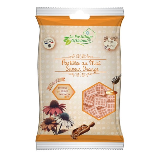 Le Pastillage Officinal Pastilles Miel-Orange 80 g