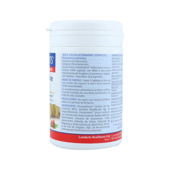 Lamberts Glucosamine Complète 120 Comprimés