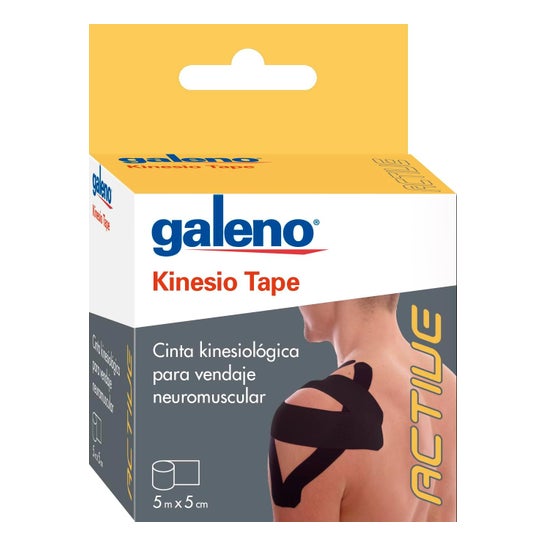 Galeno Kinesio Tape 5Mx5cm Noir 1 ut