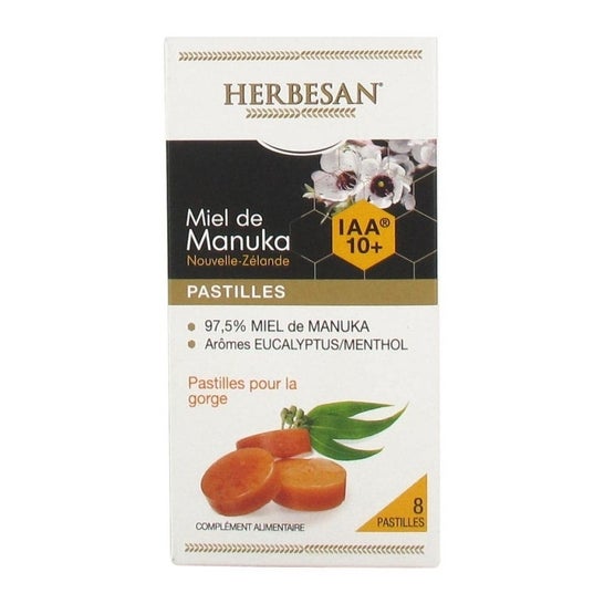 Herbesan Miel de Manuka IAA 10+ 8 Tabletas