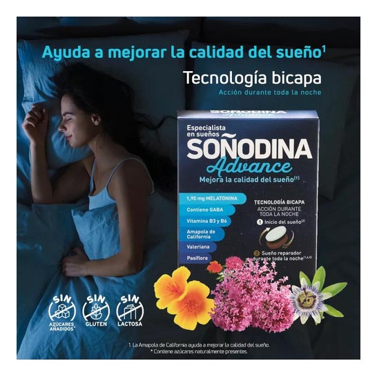 Angelini Natura Soñodina Advance 60 comprimés Angelini Natura Soñodina Advance 60 comprimés