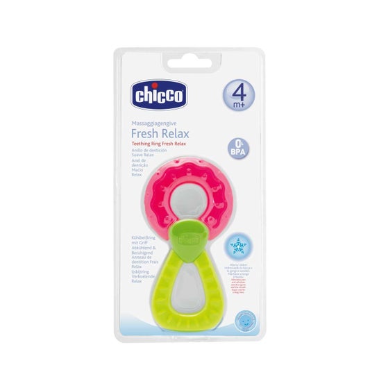 Chicco Anneau Dentition Douce Relax +4M 1ut