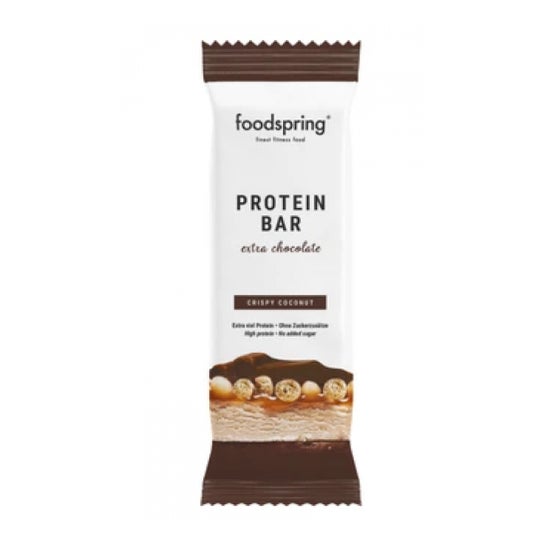 Foodspring Protein Bar Extra Chocolate Cocunut 45g | DocMorris France