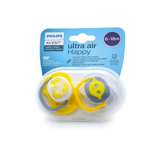 Philips Avent Chupete Ultra Air 6-18M 2uts