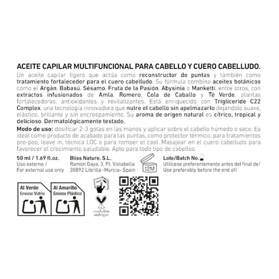 Alma Secret Botanical Rescue Sérum Capillaire 50ml Alma Secret Botanical Rescue Sérum Capillaire 50ml