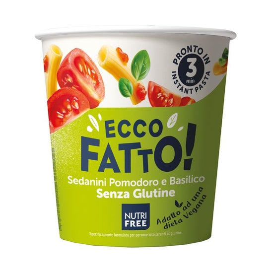 Nutrifree Ecco Fatto Sedanini Tomate Sans Gluten 70g