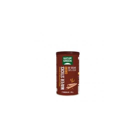 Naturgreen Bâtonnets de gaufrettes au cacao biologique 140g