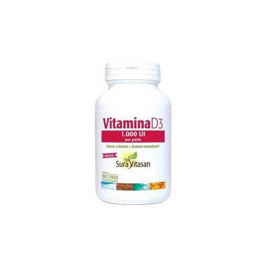 Sura Vitasan Vitamine D3 1.000Ui 60 Gélules