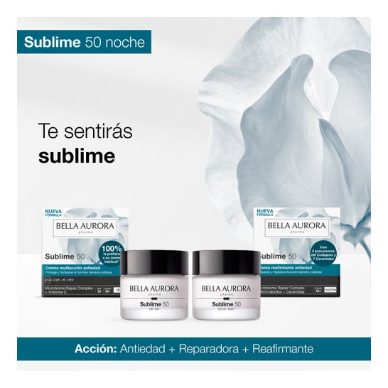Bella Aurora Sublime Crème Raffermissante 3 Zones Nuit 50ml