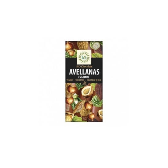 Solnatural Choco 85% Cacao Bio S/G/Palm 70g