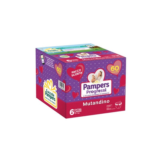 Pampers Progression Culottes Taille 6 XL 60uts
