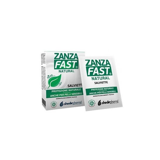 Shedir Pharma Zanzafast Natural Lingettes Jetables 30uts