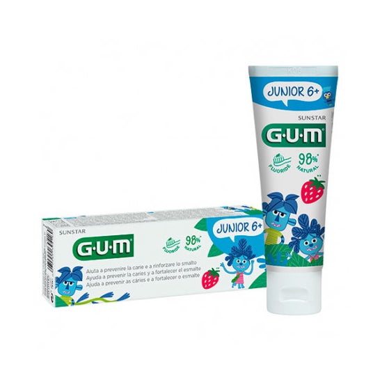 Gum Dentifrice Junior Fraise 6+ 50ml
