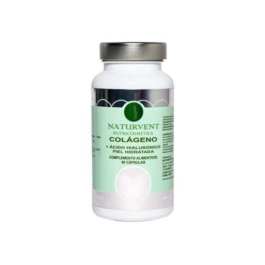 Naturvent Collagène Hydrolysé Acide Hyaluronique Vitam C 60caps