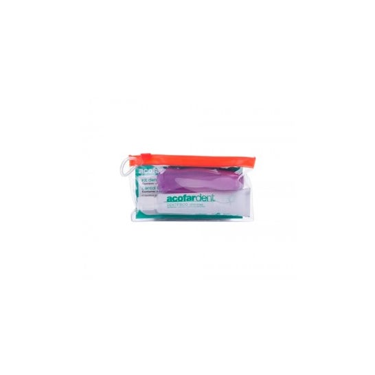 Acofardent Kit de Voyage Dentifrice Anti-caries 25 ml et Brosse à dents