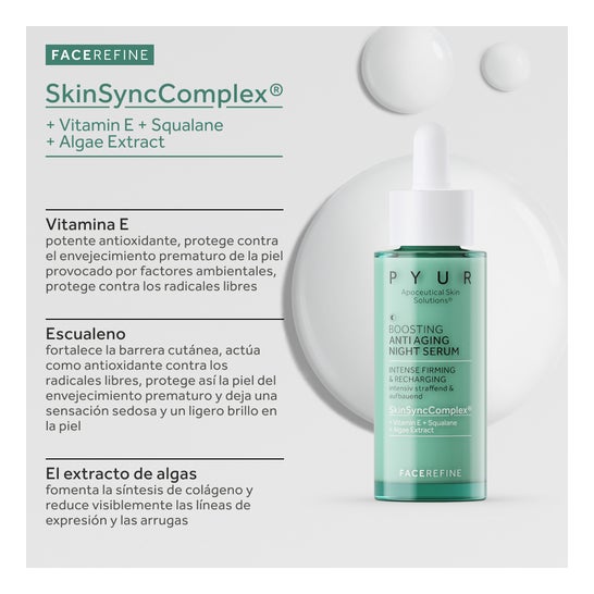 PYUR Boosting Anti Aging Serum Night 30 ml